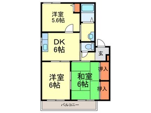 シャロ－ムⅠの物件間取画像